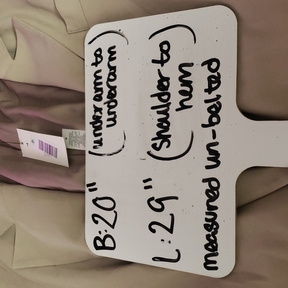 Topshop Taupe Belted Long-Line Blazer  - SZ 8‎ - NWT - Picture 8 of 8